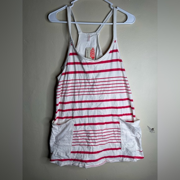 FP Movement HOT SHOT mini Dress romper striped - Picture 2 of 8